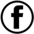 Das ist das Logo von Facebook in Schwarz Weiß.